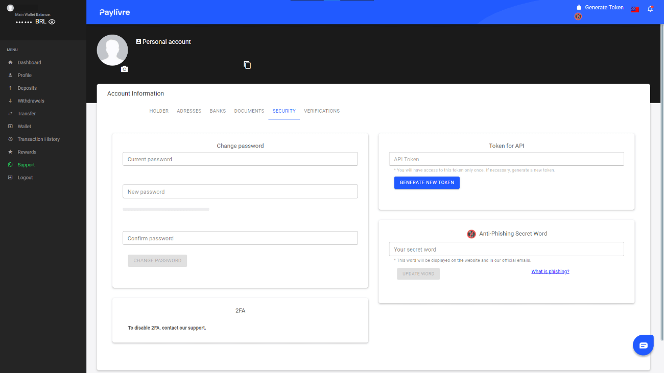 Binomo боюнча каражаттарды Бразилиянын Интернет-Банкинг (Bank Transer, Paylivre, Loterica, Itau, Boleto Rapido) жана электрондук капчыктар (Picpay, Astropay, Banco do Brasil, Santander, Bradesco, Neteller, Skrill, WebMoney, Advcash) аркылуу салыңыз.