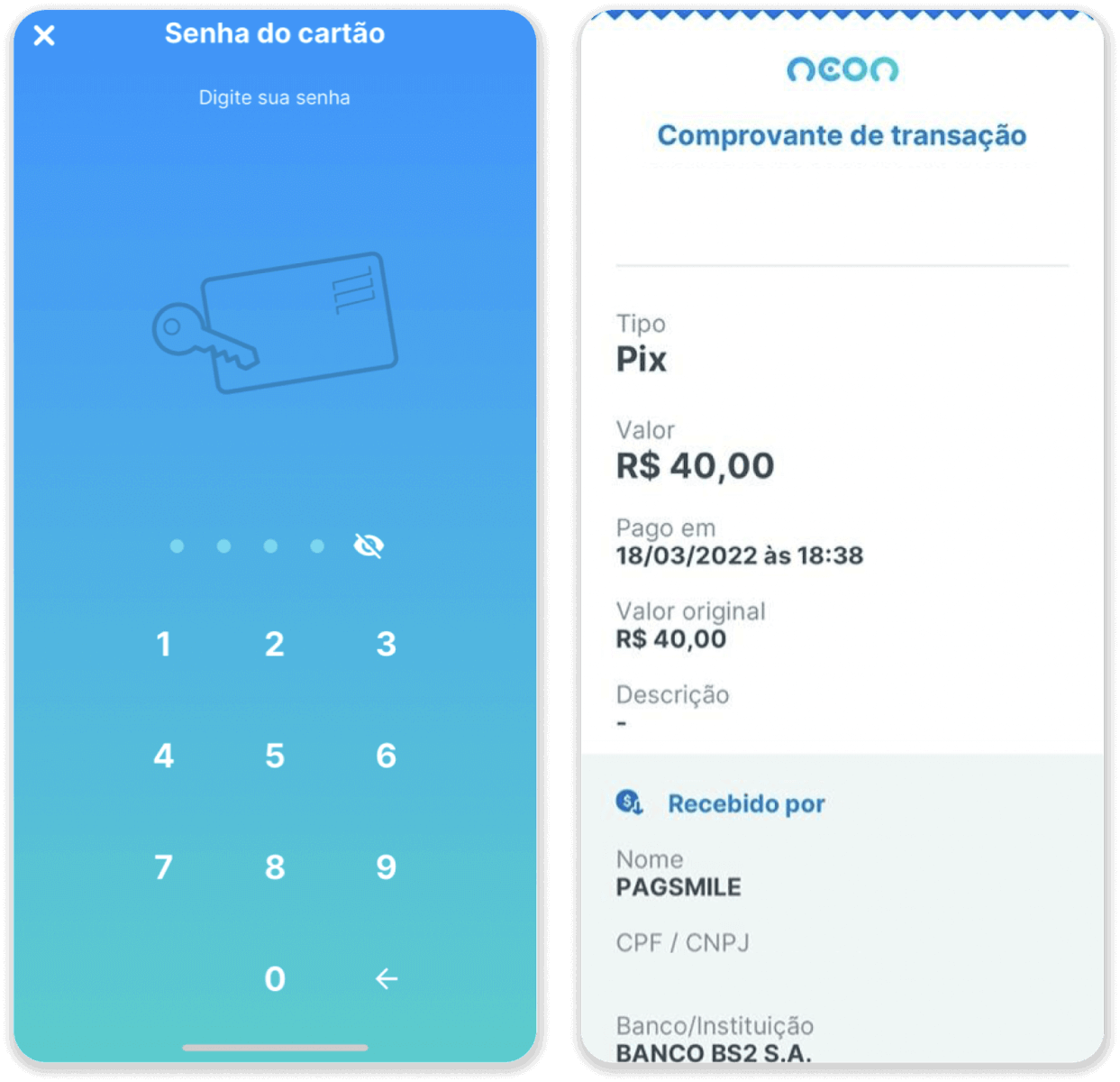 Binomo боюнча каражаттарды Бразилиянын Интернет-Банкинг (Bank Transer, Paylivre, Loterica, Itau, Boleto Rapido) жана электрондук капчыктар (Picpay, Astropay, Banco do Brasil, Santander, Bradesco, Neteller, Skrill, WebMoney, Advcash) аркылуу салыңыз.