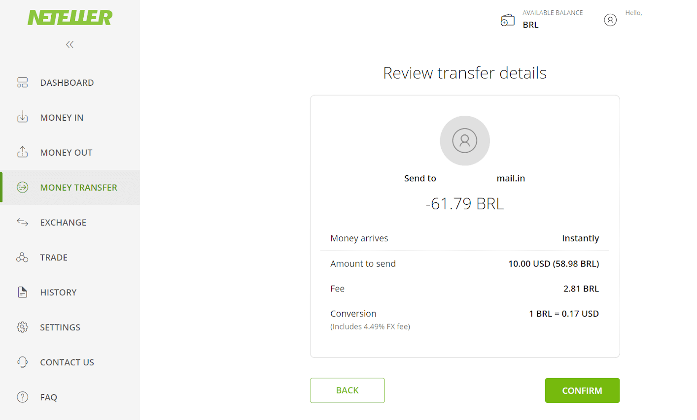 Binomo боюнча акча каражаттарын электрондук капчыктар аркылуу салуу (Webmoney WMZ, Picpay, Neteller, Astropay, Cash U, Skrill, ADV cash, AstroPay Card, Perfect Money)