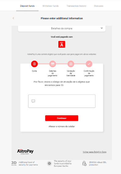 Binomo боюнча акча каражаттарын электрондук капчыктар аркылуу салуу (Webmoney WMZ, Picpay, Neteller, Astropay, Cash U, Skrill, ADV cash, AstroPay Card, Perfect Money)
