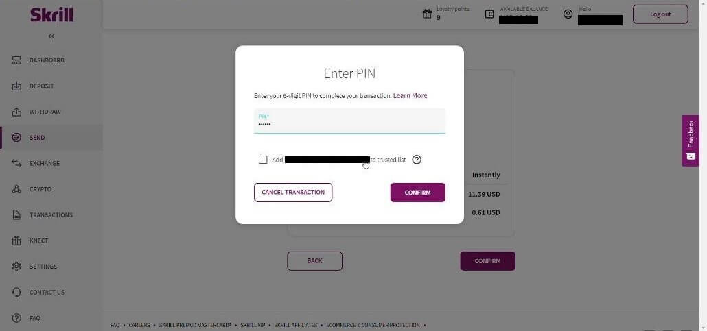 Binomo боюнча акча каражаттарын электрондук капчыктар аркылуу салуу (Webmoney WMZ, Picpay, Neteller, Astropay, Cash U, Skrill, ADV cash, AstroPay Card, Perfect Money)