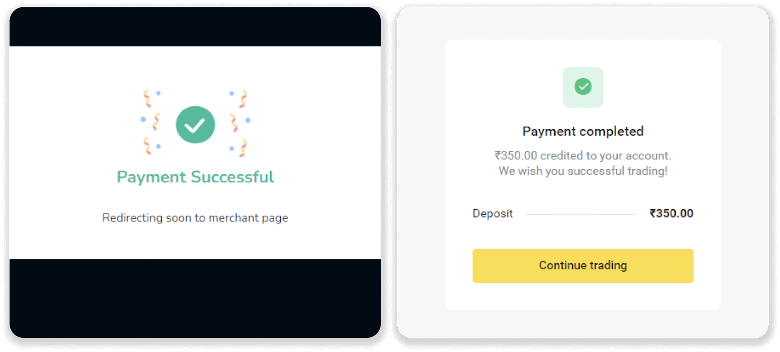 Deposit Funds on Binomo via India Bank Cards (Visa / MasterCard / Rupay), Bank Transfer (IMPS, HDFC Bank, IndusInd Bank, Freecharge, Mobikwik, Ola Money, Airtel, Internet Banking), E-wallets (Jio Money, Jeton, PayTM, UPI) Deposit Funds on Binomo via India Bank Cards (Visa / MasterCard / Rupay), Bank Transfer (IMPS, HDFC Bank, IndusInd Bank, Freecharge, Mobikwik, Ola Money, Airtel, Internet Banking), E-wallets (Jio Money, Jeton, PayTM, UPI)