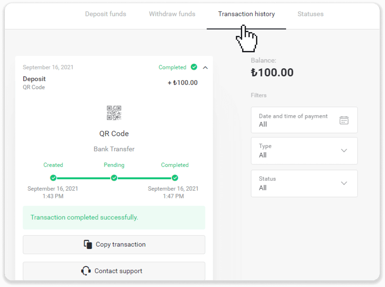 Deposit Funds on Binomo via Turkey Bank Cards (Visa / MasterCard / Maestro), Internet Banking (Bank transfer, CEPbank, QR Code) and E-wallets (Jeton, Payfix, Hizli Papara, Papara) Deposit Funds on Binomo via Turkey Bank Cards (Visa / MasterCard / Maestro), Internet Banking (Bank transfer, CEPbank, QR Code) and E-wallets (Jeton, Payfix, Hizli Papara, Papara)