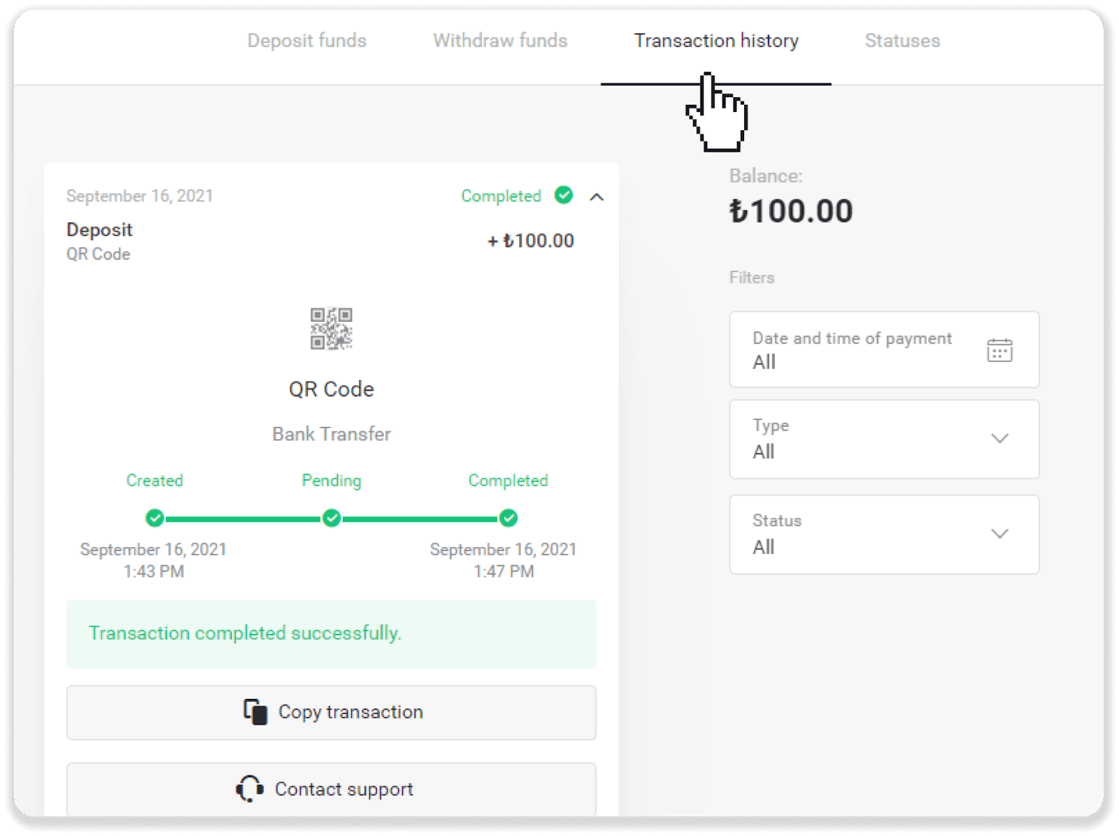 Deposit Funds on Binomo via Turkey Bank Cards (Visa / MasterCard / Maestro), Internet Banking (Bank transfer, CEPbank, QR Code) and E-wallets (Jeton, Payfix, Hizli Papara, Papara) Deposit Funds on Binomo via Turkey Bank Cards (Visa / MasterCard / Maestro), Internet Banking (Bank transfer, CEPbank, QR Code) and E-wallets (Jeton, Payfix, Hizli Papara, Papara)