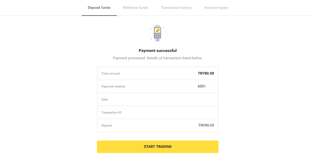 Deposit Funds on Binomo via Turkey Bank Cards (Visa / MasterCard / Maestro), Internet Banking (Bank transfer, CEPbank, QR Code) and E-wallets (Jeton, Payfix, Hizli Papara, Papara) Deposit Funds on Binomo via Turkey Bank Cards (Visa / MasterCard / Maestro), Internet Banking (Bank transfer, CEPbank, QR Code) and E-wallets (Jeton, Payfix, Hizli Papara, Papara)