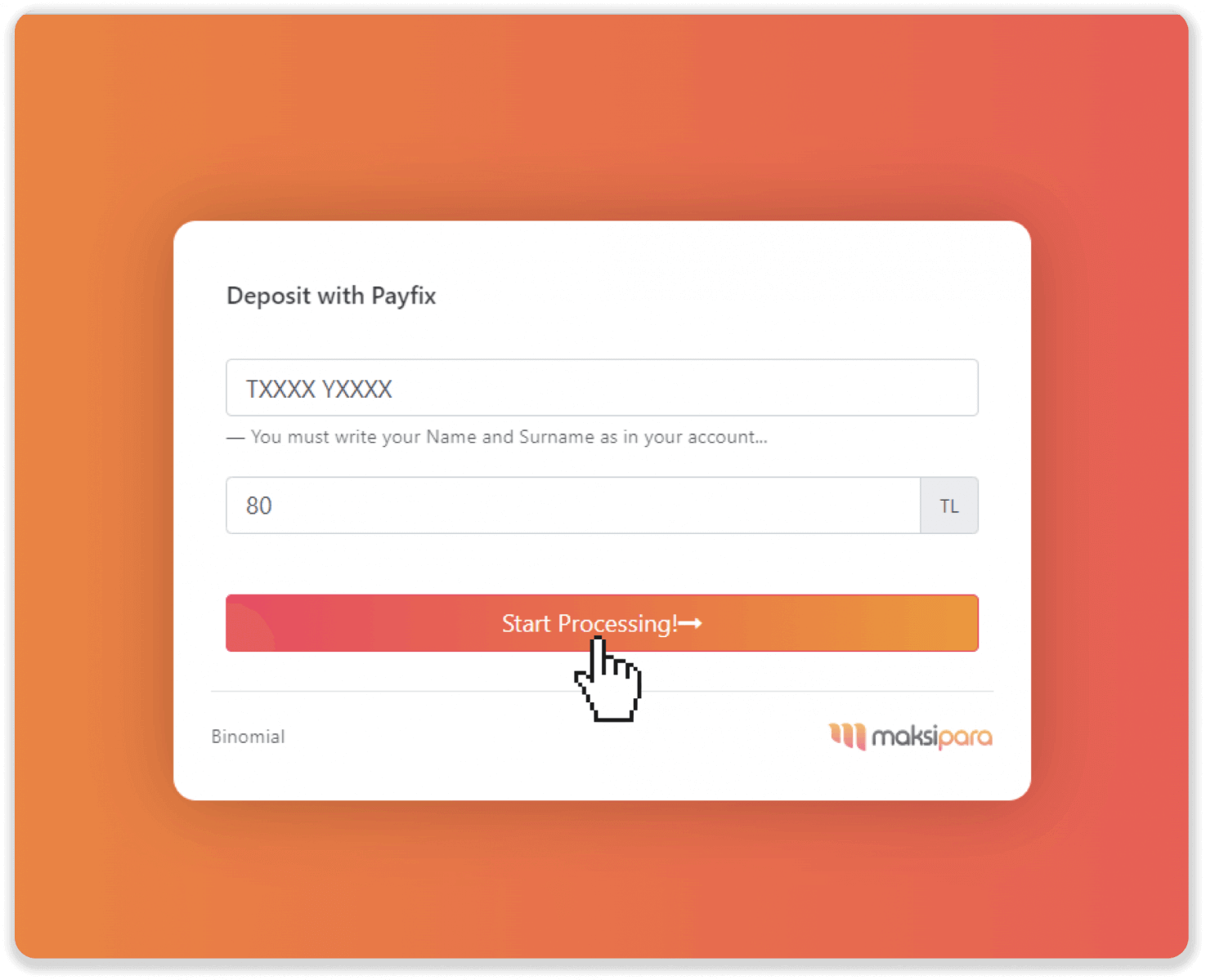 Deposit Funds on Binomo via Turkey Bank Cards (Visa / MasterCard / Maestro), Internet Banking (Bank transfer, CEPbank, QR Code) and E-wallets (Jeton, Payfix, Hizli Papara, Papara) Deposit Funds on Binomo via Turkey Bank Cards (Visa / MasterCard / Maestro), Internet Banking (Bank transfer, CEPbank, QR Code) and E-wallets (Jeton, Payfix, Hizli Papara, Papara)