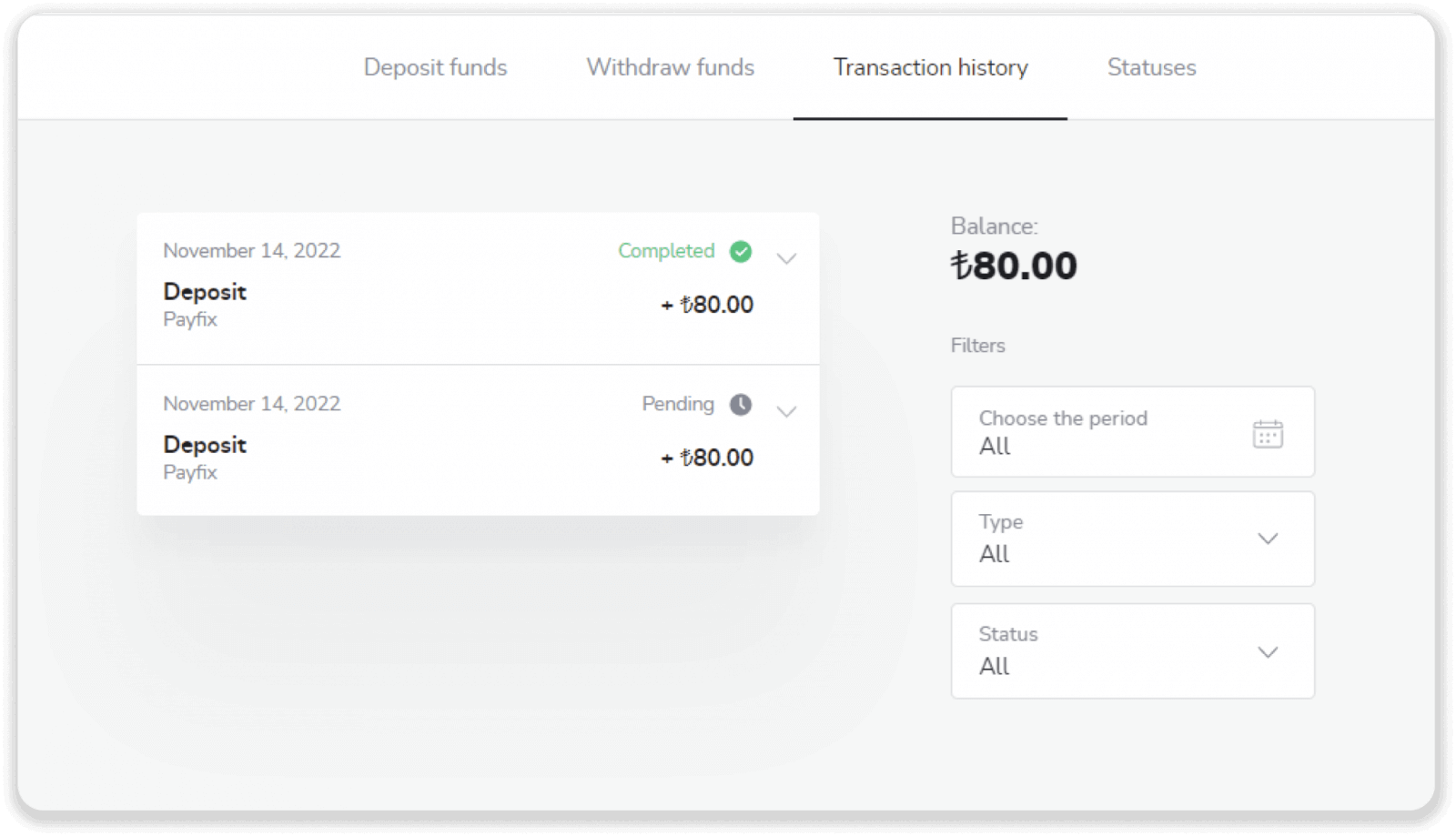 Deposit Funds on Binomo via Turkey Bank Cards (Visa / MasterCard / Maestro), Internet Banking (Bank transfer, CEPbank, QR Code) and E-wallets (Jeton, Payfix, Hizli Papara, Papara) Deposit Funds on Binomo via Turkey Bank Cards (Visa / MasterCard / Maestro), Internet Banking (Bank transfer, CEPbank, QR Code) and E-wallets (Jeton, Payfix, Hizli Papara, Papara)