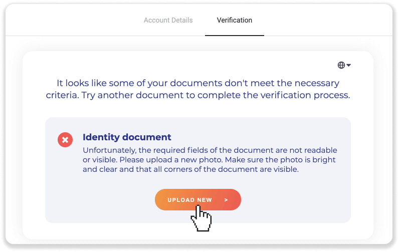 Frequently Asked Questions (FAQ) of Verification on Binomo