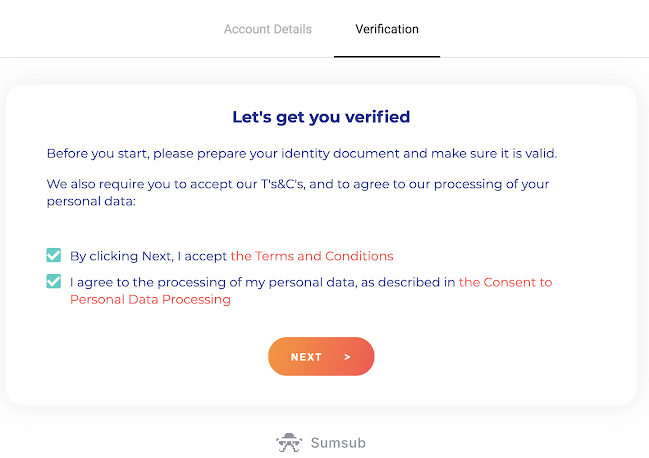 Com iniciar la sessió i verificar el compte a Binomo Com iniciar la sessió i verificar el compte a Binomo
