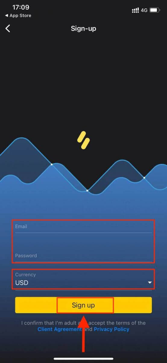 Как зарегистрироваться и войти в учетную запись на Binomo