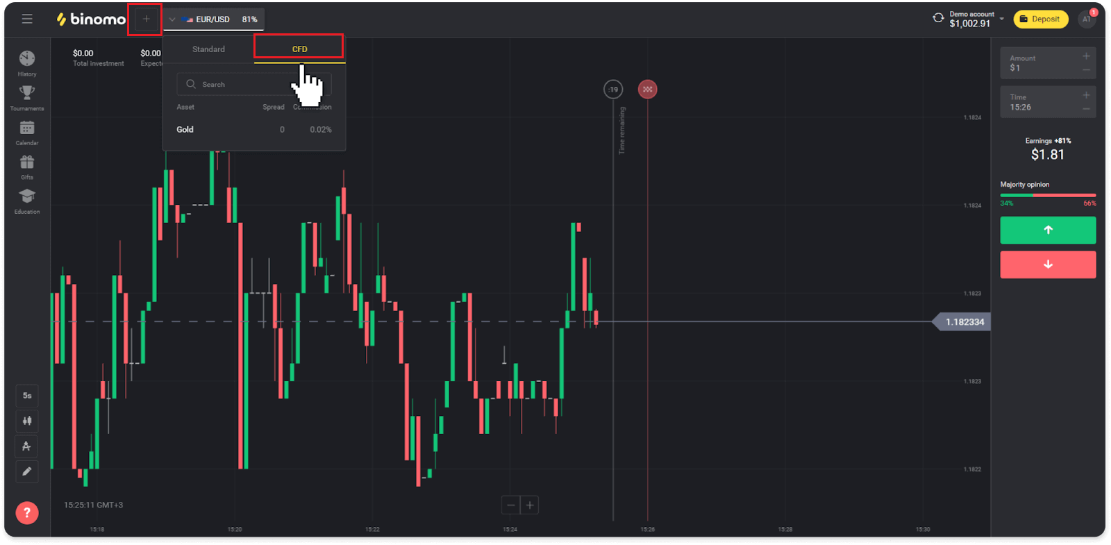 How to Register and Trade CFD at Binomo How to Register and Trade CFD at Binomo
