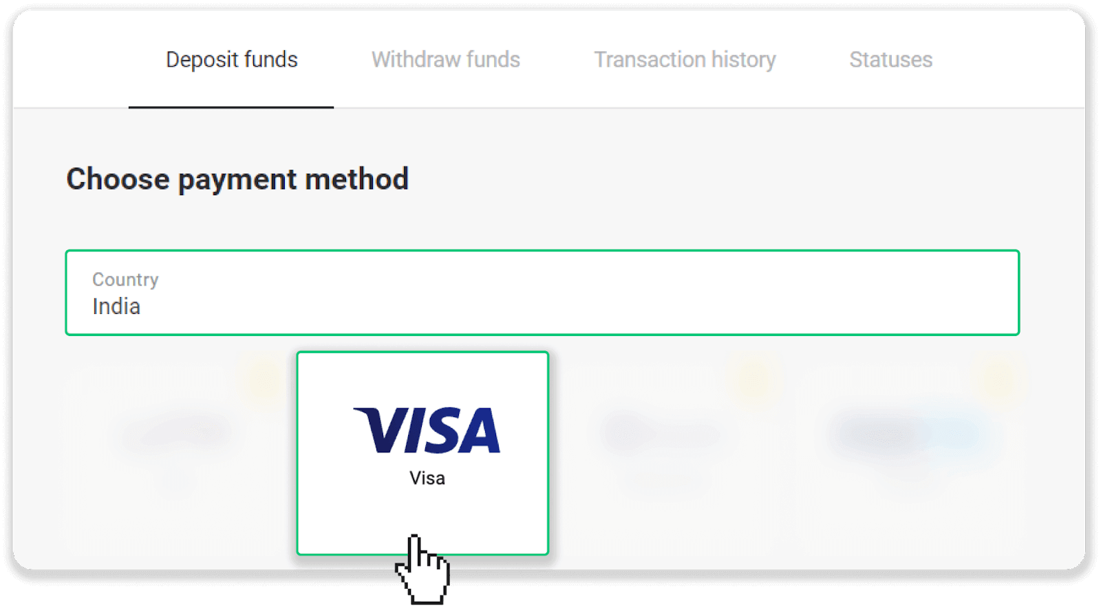 Как зарегистрироваться и внести средства на Binomo