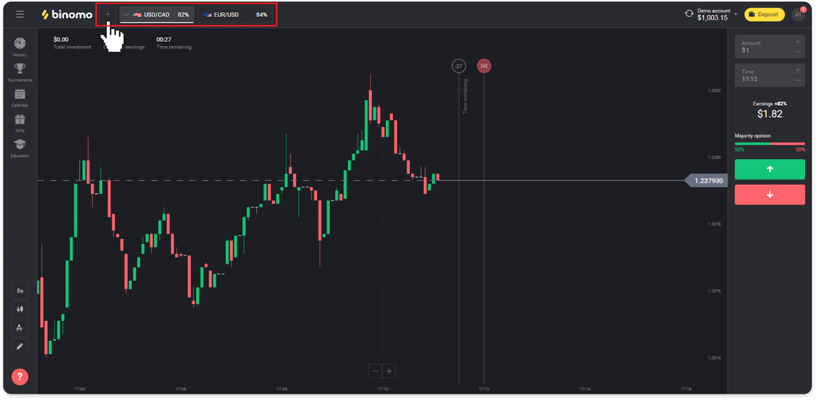 كيفية التداول على Binomo كيفية التداول على Binomo