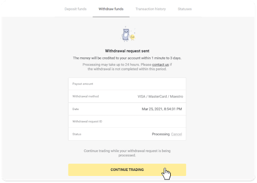 Paano Mag-withdraw ng mga Pondo mula sa Binomo Paano Mag-withdraw ng mga Pondo mula sa Binomo