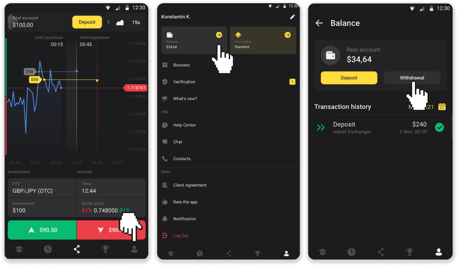 Paano Mag-withdraw ng mga Pondo mula sa Binomo Paano Mag-withdraw ng mga Pondo mula sa Binomo