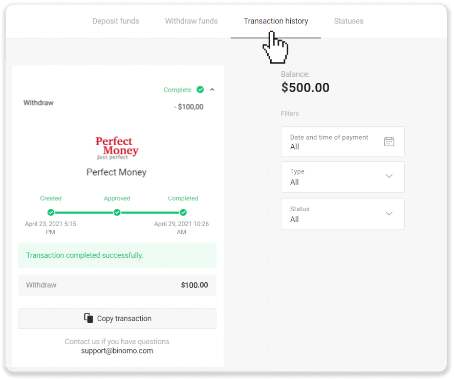 Conas Cistí a Aistarraingt ó Binomo go dtí mo E-sparán (Payfix, Webmoney WMZ, Tpaga, Perfect Money, airgead tirim ADV, PayTM, Globe Pay, AstroPay, Jeton Wallet) Conas Cistí a Aistarraingt ó Binomo go dtí mo E-sparán (Payfix, Webmoney WMZ, Tpaga, Perfect Money, airgead tirim ADV, PayTM, Globe Pay, AstroPay, Jeton Wallet)