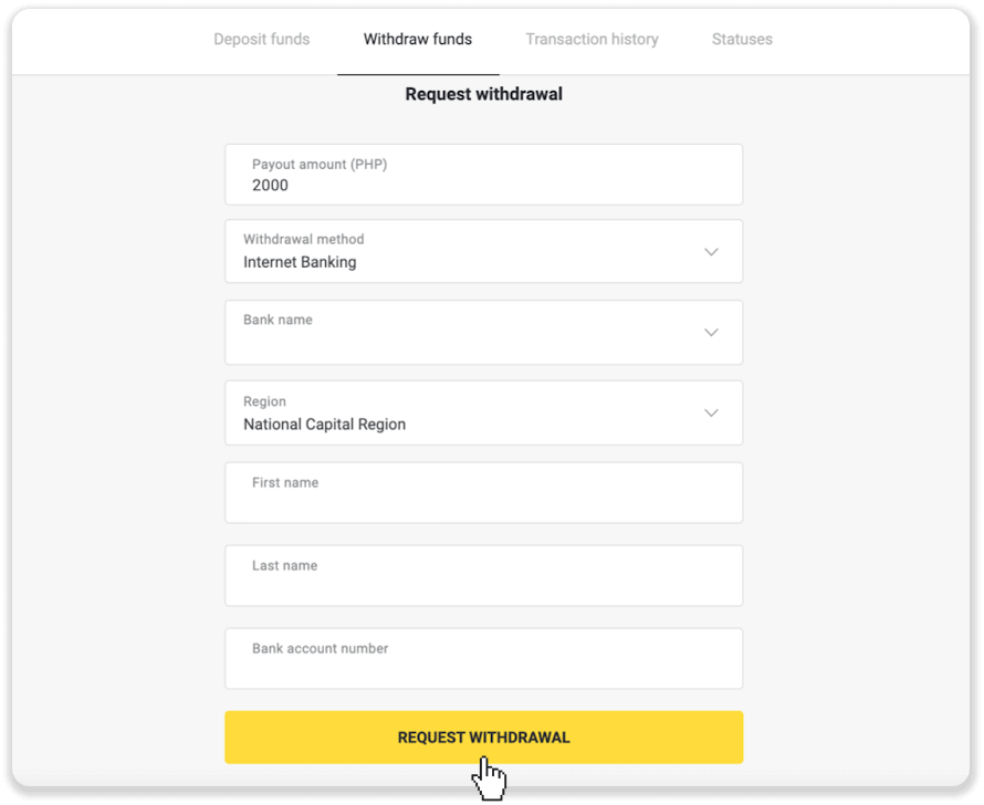 How to Withdraw Funds to my Bank Account (Bank transfer, Internet Banking, IMPS Bank Transfer, NEFT Bank Transfer, Indian Exchanger, NetBanking, Virtual Account, CEPbank, PIX) on Binomo How to Withdraw Funds to my Bank Account (Bank transfer, Internet Banking, IMPS Bank Transfer, NEFT Bank Transfer, Indian Exchanger, NetBanking, Virtual Account, CEPbank, PIX) on Binomo