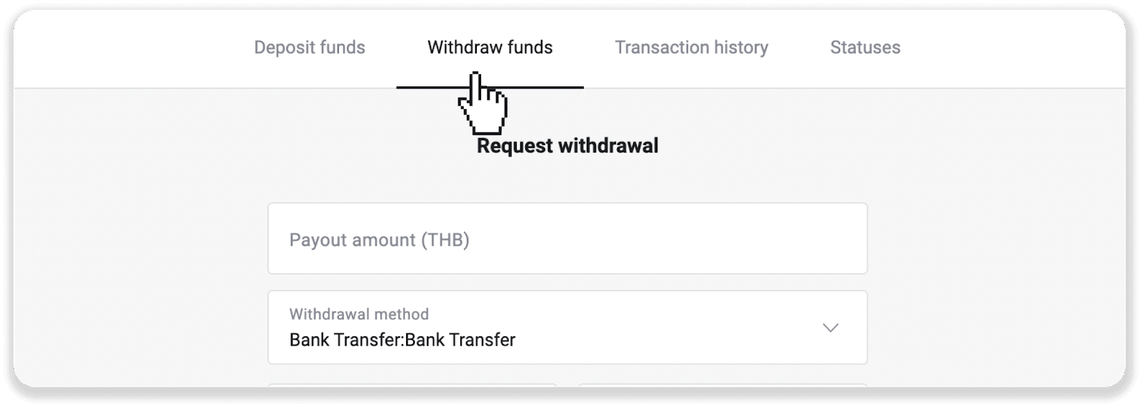 How to Withdraw Funds to my Bank Account (Bank transfer, Internet Banking, IMPS Bank Transfer, NEFT Bank Transfer, Indian Exchanger, NetBanking, Virtual Account, CEPbank, PIX) on Binomo How to Withdraw Funds to my Bank Account (Bank transfer, Internet Banking, IMPS Bank Transfer, NEFT Bank Transfer, Indian Exchanger, NetBanking, Virtual Account, CEPbank, PIX) on Binomo