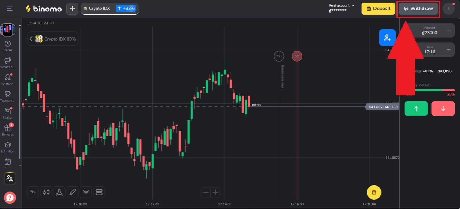 2026-жылы Binomo акчаны кантип алуу керек: Кадам баскычы боюнча нускама, жыйымдар жана иштетүү убактысы